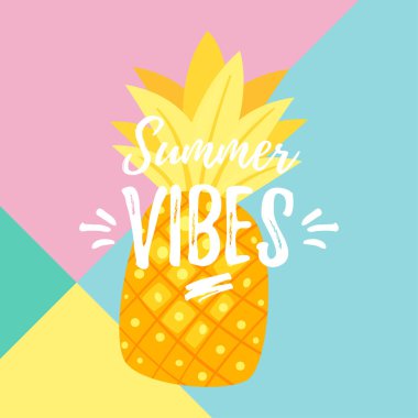  Sezon kartpostal için yaz tasarım