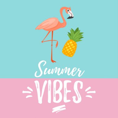  Sezon kartpostal için yaz tasarım