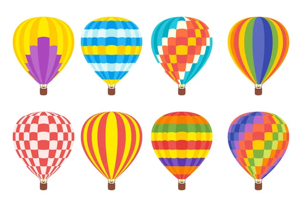 Kleurrijke luchtballon — Stockvector