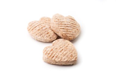 Beyaz bir arka plan üzerine doğrayın