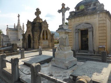 Bir Lloret de Mar, İspanya modernist mezarlığı