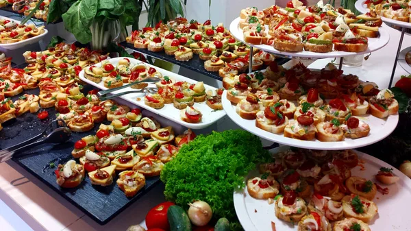 Snack - piccoli panini — Foto Stock