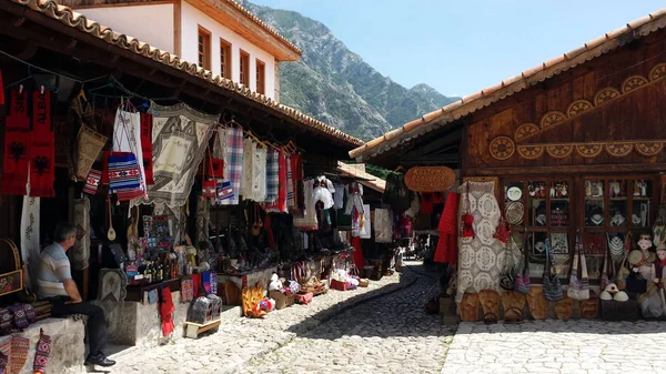 Gamla basaren i Kruja, Albanien — Stockfoto