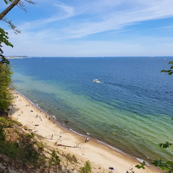 Польському Балтійському Морі — стокове фото