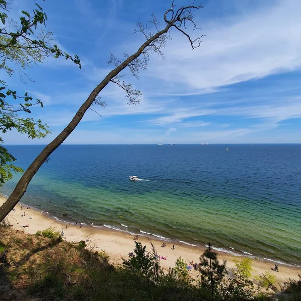 Польському Балтійському Морі — стокове фото