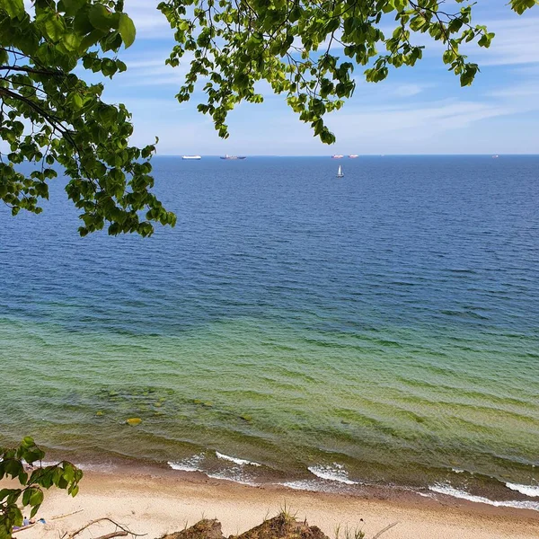 Польському Балтійському Морі — стокове фото