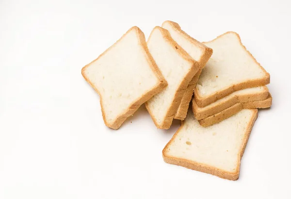 Ψωμί σε λευκό φόντο Εικόνα Αρχείου