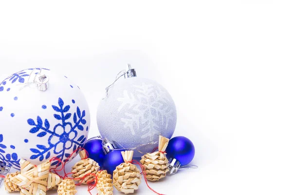 Ano Novo e Natal. Brinquedos de belo Ano Novo e ornamento — Fotografia de Stock