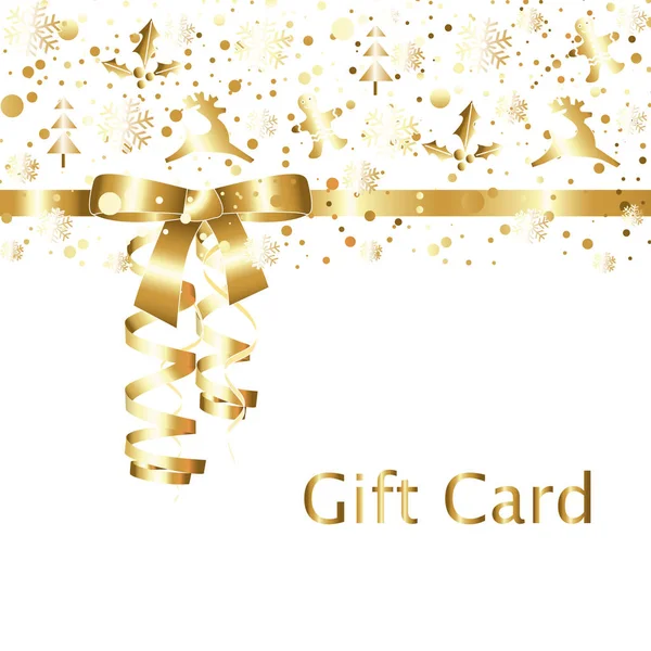 Elegante Geschenkenkaart — Stockvector