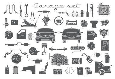 garajda araba parçaları ayarla