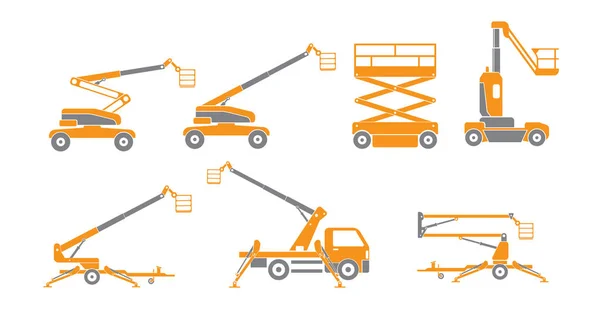 Set machine pictogrammen opheffen — Stockvector