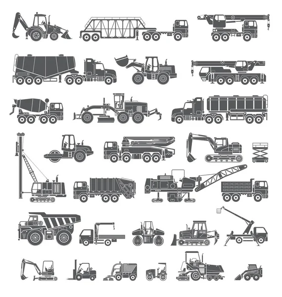 Важка техніка набір — стоковий вектор