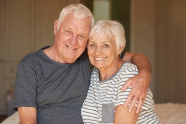 mutlu ve memnun üst düzey Çift 