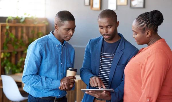 African work colleagues — Stock Photo, Image