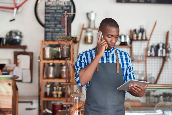 Young African entrepreneu