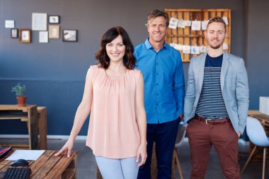 Üç meslektaşları portresi 