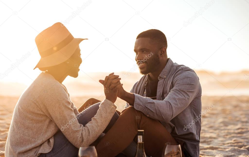 couple holding hands 