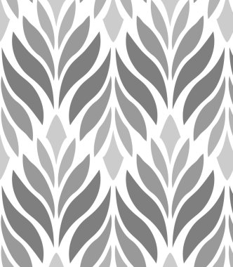 Soyut geometrik petal çiçek. Vektör desen