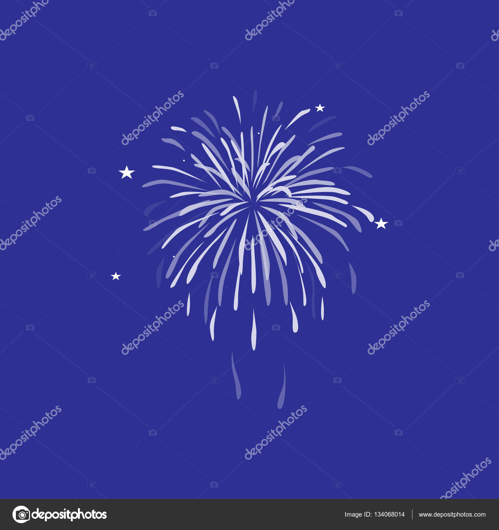 Illustration zum Feuerwerk Stock-Vektorbild von ©risovalka2015.gmail.com  134068014, image size:963x1024