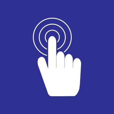 Bir düğmeye dokunarak ile el