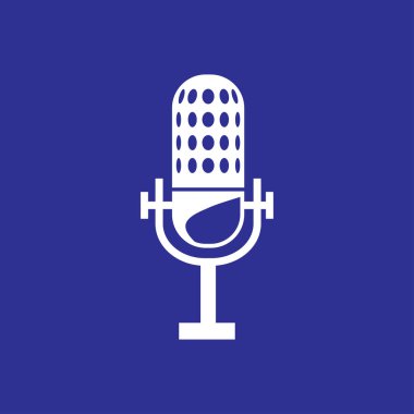 mikrofon simgesi illüstrasyon