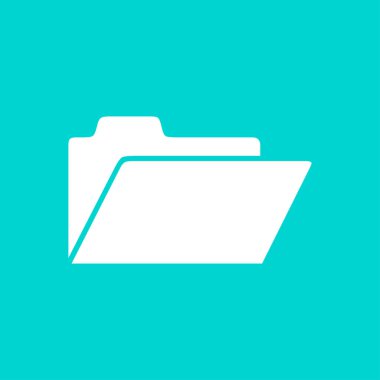 klasör simgesi illüstrasyon