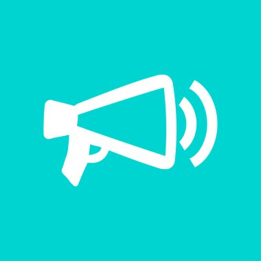 megafon, hoparlör simgesini