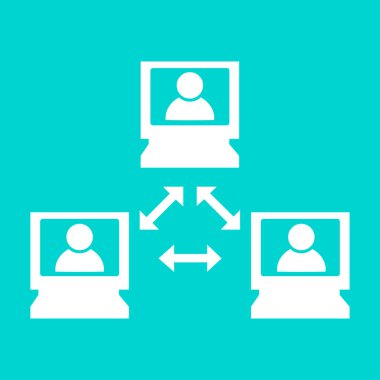 Video konferans simgesi