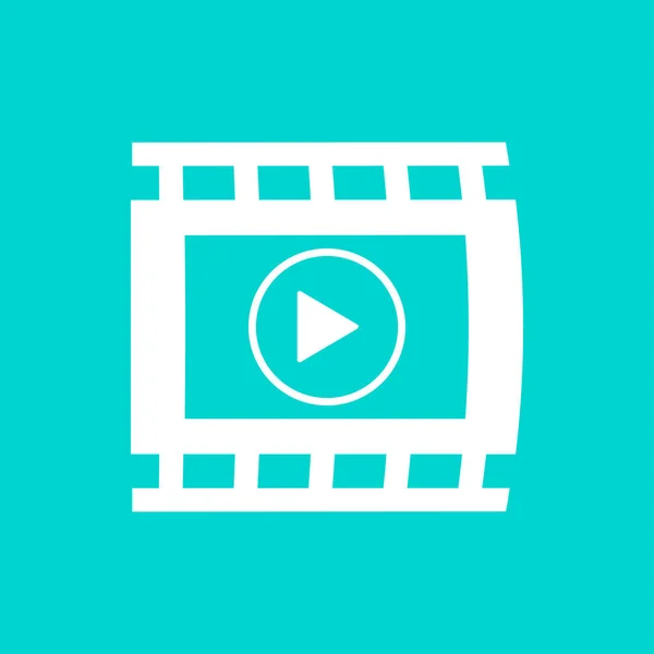 Illusztráció videóinak ikon — Stock Vector