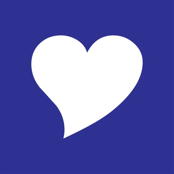 Coeur icône signe — Image vectorielle