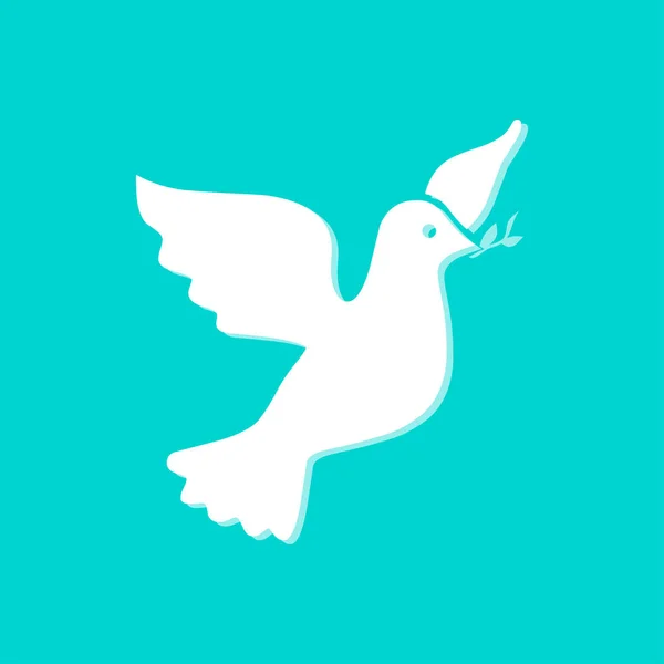 Ilustração ícone de pombo — Vetor de Stock