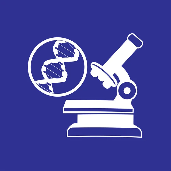 Microscope  icon  illustration — Stock Vector
