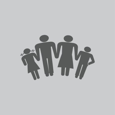çocuklar siluet aile
