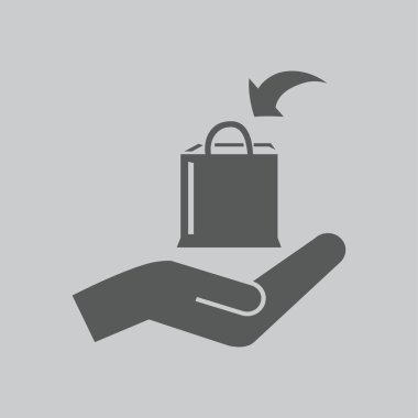 alışveriş çantası simgesi