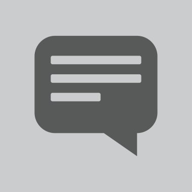 konuşma balonu simgesi