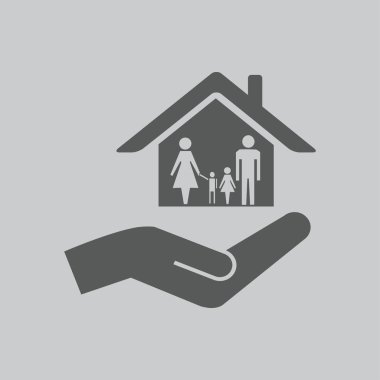 aile ev grafik simgesi 