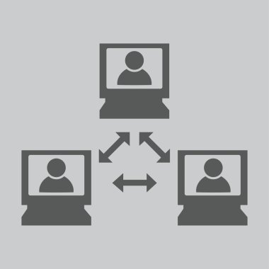 Video konferans simgesi