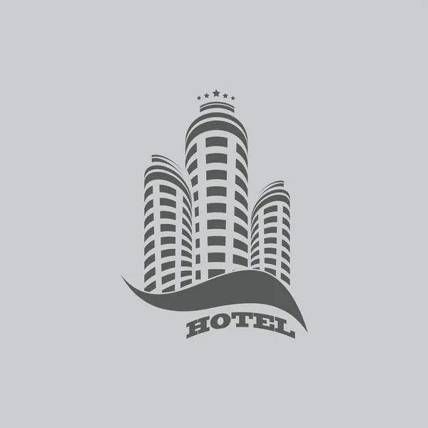 Hotel pictogram illustratie — Stockvector