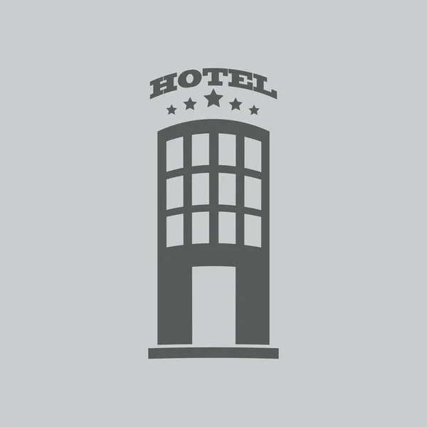 Ilustração ícone do hotel —  Vetores de Stock