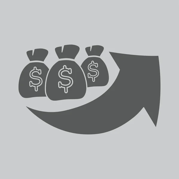 Ikona znak Moneybags — Wektor stockowy