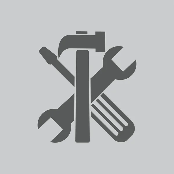 Outils icône signe — Image vectorielle