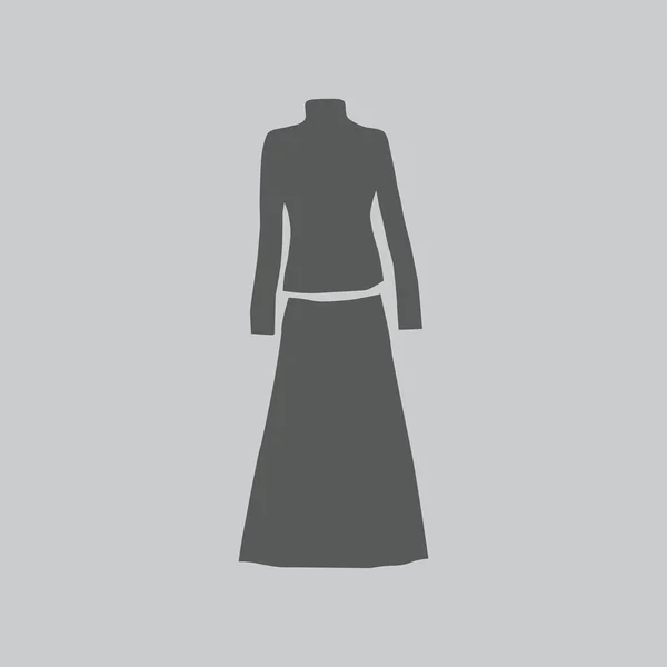 Sinal ícone roupas — Vetor de Stock