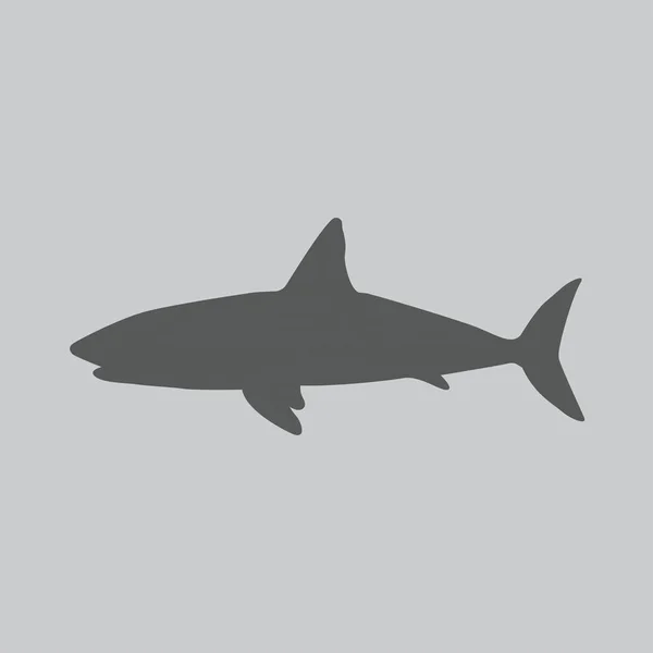 Εικονίδιο "υπογραφή" καρχαρίας — Διανυσματικό Αρχείο