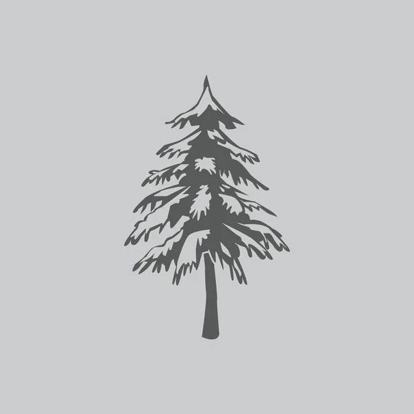 Tree ikon illustration — Stock vektor