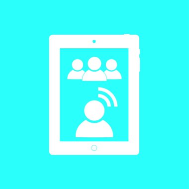 Video konferans simgesi