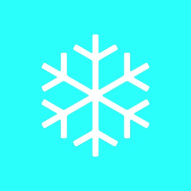 Kar tanesi simgesini işaret