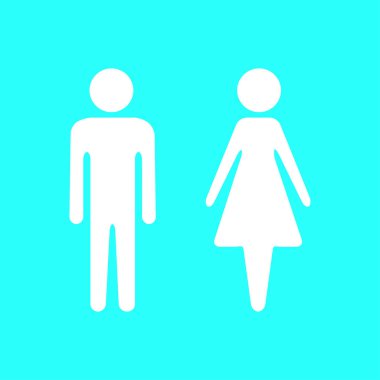  Erkek ve kadın simgesiyle