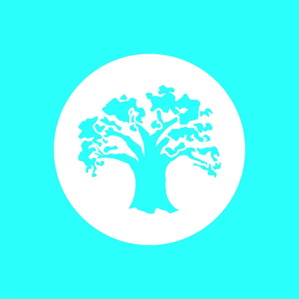 Árvore ícone ilustração —  Vetores de Stock