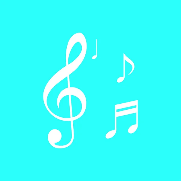 Icona della nota musicale — Vettoriale Stock