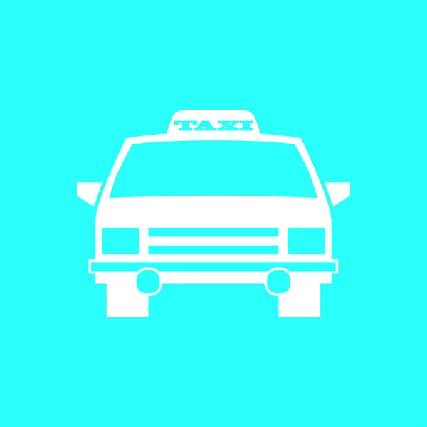 Señal de coche taxi — Vector de stock